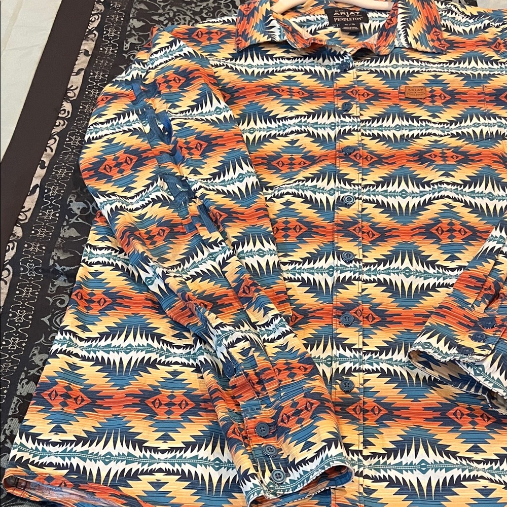 Pendleton Multicolor Button Down Shirt - image 4